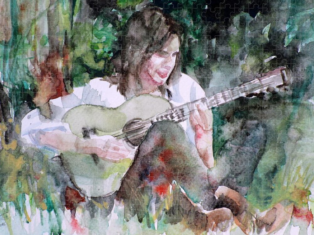 POSTER print NICK DRAKE watercolor painting various sizes available!